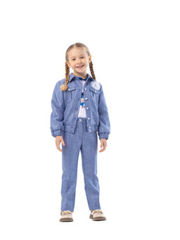 Брюки для девочки О66662 - Карамелли фото 5