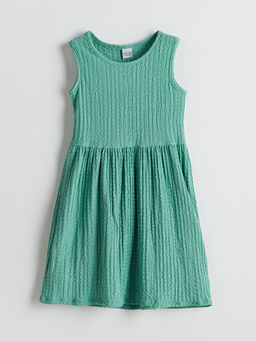 Bisiklet Yaka K?z ?ocuk Elbise