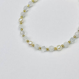 Браслет для Рака из Топаза,Лунного камня и Жемчуга - Радуга самоцветов фото 3