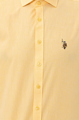 U. S. Polo Assn / Мужская светло-желтая рубашка с длинным рукавом - U.s. polo assn фото 18