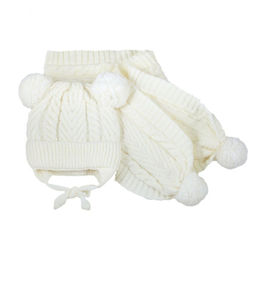 Комплект детский (шапка,шарф) ЧК-Czk-08