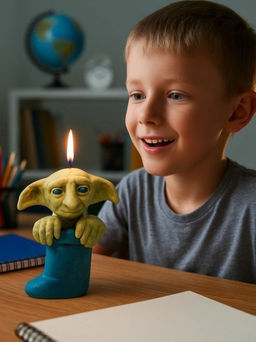 Набор для творчества Гарри Поттер, слепи свечу Эльф