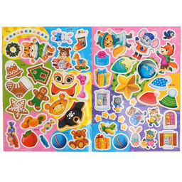 Книга с заданиями Большие новогодние наклейки, 16 стр., формат А4 - Буква-ленд фото 4