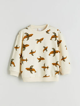 Bisiklet Yaka Erkek ?ocuk Sweatshirt