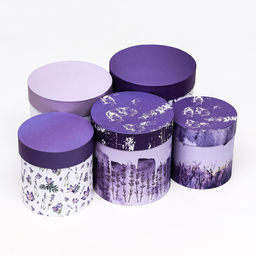 Набор шляпных подарочных коробок 5 в1 Вдохновение, 20?20 - 15?15 см