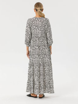 Платье ярусное с принтом - Stilla фото 4