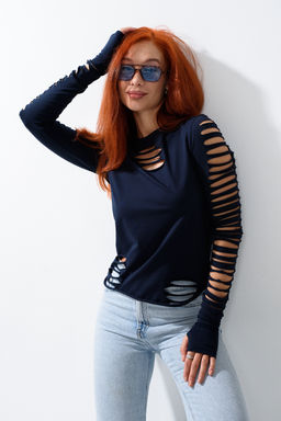 7476 Лонгслив женский