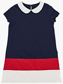 Платье для девочки UD 5034 синий - Mini maxi фото 3