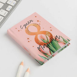 Цена за 2 шт. Блокнот, А7, 64 л. С днём 8 Марта