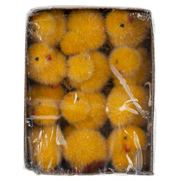 Набор из 12-ти фигурок декоративных "Цыпленок" (3,5*4*4), L15 W12 H5,5 см