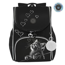 RAm-584-5 Рюкзак школьный с мешком