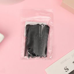 Цена за 3 шт. Шпильки для волос «Классик», набор 40 шт., 6 см, чёрные