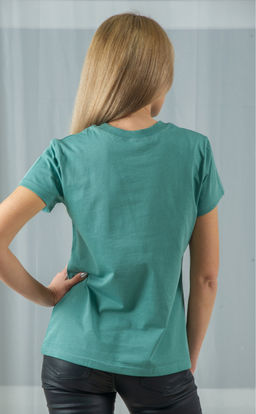 Футболка "Зелено-синий"