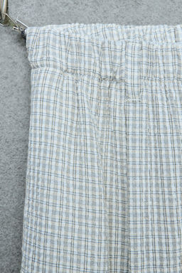 STORIESZ - BERMUDA TEXTURA CUADROS / Marr?n / Crudo - Zara фото 3