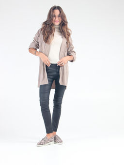 Лоферы туфли 172.1841be.Бежевый леопард