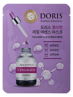 JGT Маска на тканевой основе DORIS COLLAGEN REAL ESSENCE MASK, 25ml - Jigott фото 3