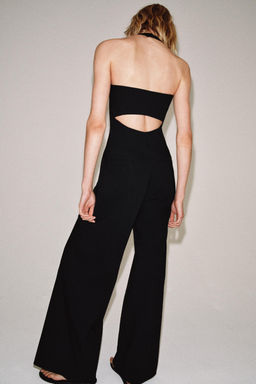 MONO CUELLO HALTER ZW COLLECTION / Negro - Zara фото 3
