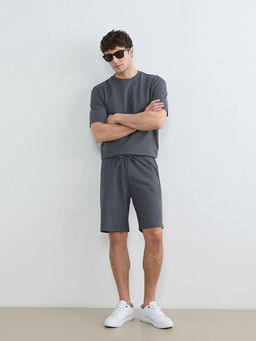 Standart Kal?p Erkek ?ortlu Pijama Tak?m?