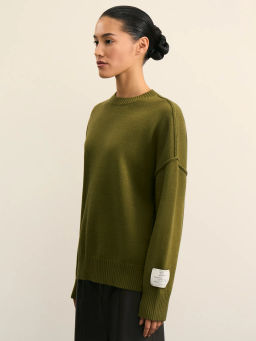 Джемпер с декоративной нашивкой / Zarina  фото 4