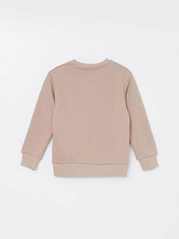 Bisiklet Yaka Basic Uzun Kollu Erkek ?ocuk Sweatshirt