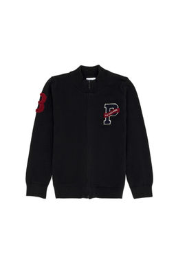 U. S. Polo Assn Черный трикотажный кардиган с круглым вырезом для мальчика - U.s. polo assn фото 5