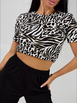 Афина кроп топ женский (розовый) - Lovetex фото 81