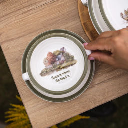 БУЛЬОННИЦА С БЛЮДЦЕМ LEFARD FAMILY HOUSE 250 МЛ 15*6 СМ (КОР=16НАБ.)  фото 7