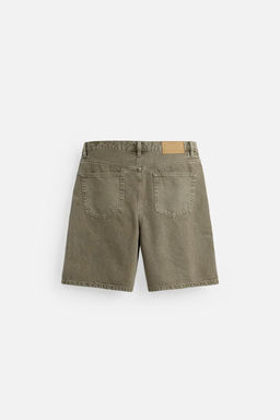 STRAIGHT-LEG DENIM BERMUDA SHORTS - Zara фото 39