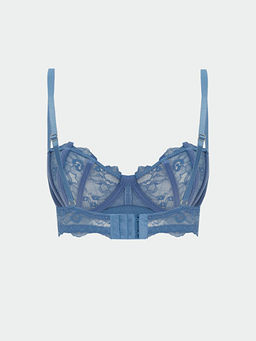 Balenli Dolgusuz Dantelli Fantezi Straplez S?tyen