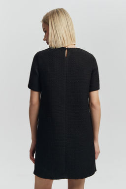 Платье из твида прямого силуэта - Mollis фото 5