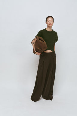 OVERSIZED WOOL WAISTCOAT WITH ASYMMETRIC HEM - Zara фото 10