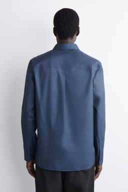 CAMISA SLIM FIT POPELINA DE ALGOD?N CON BOLSILLO - H&m фото 6