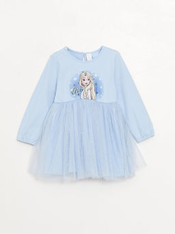 Bask?l? K?z Bebek Elbise