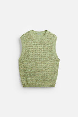 TEXTURED KNIT VEST - Zara фото 2