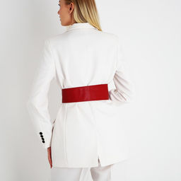 Ремень женский, ширина 8 см, на затяжке, цвет красный - Simaland фото 3