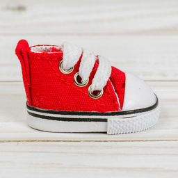 Кеды для кукол, длина подошвы 5 см, цвет красный - Simaland фото 2