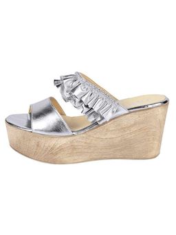 Шлепки, серебристые - Heine фото 3