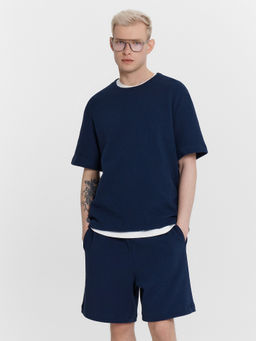 Комплект мужской синий: футболка и шорты - Mark formelle фото 8