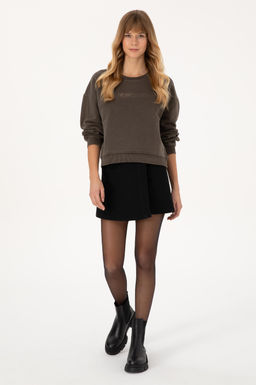 Kad_n Koyu Kahverengi Sweatshirt - U.s. polo assn фото 4