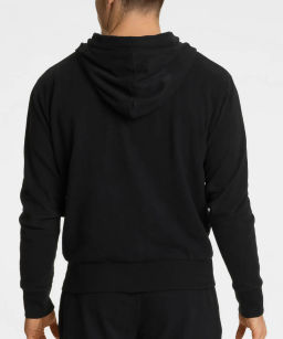 ATLANTIC HMT-001 Толстовка с капюшоном Label черный  фото 4