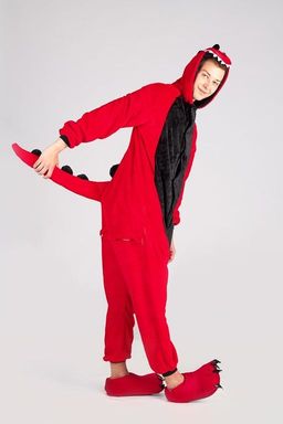 Кигуруми красный динозавр