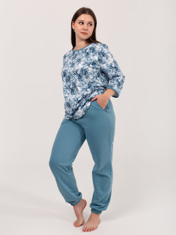 Костюм женский футер 2-х нитка начёс МАДИНА ИНДИГО - Domtrik фото 12