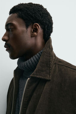 CORDUROY QUILTED JACKET - Zara фото 4