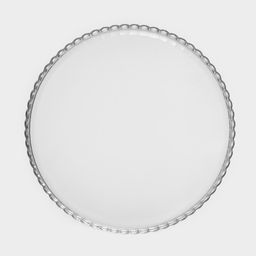 Блюдо Paşabahçe Patisserie, d=24 см, стекло, прозрачное