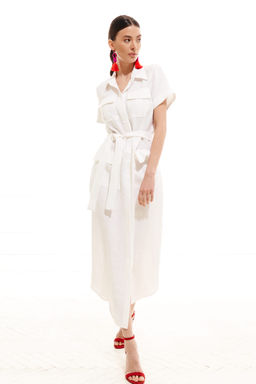 Платье 1996.1 (Лен - 100%) - Elletto фото 3