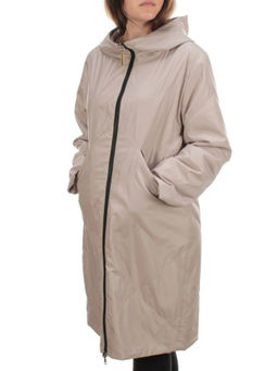 22098 BEIGE Куртка демисезонная двухсторонняя женская (80 гр. синтепон) - Фабричный китай фото 3