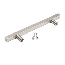 Ручка-рейлинг квадрат CAPPIO, м/о 128 мм, L=200 мм, нержавеющая сталь