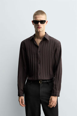 STRIPED JACQUARD SHIRT