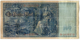 100 марок 1910 года Германия