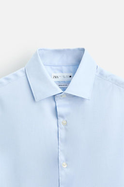 TEXTURED TWILL SHIRT - Zara фото 9
